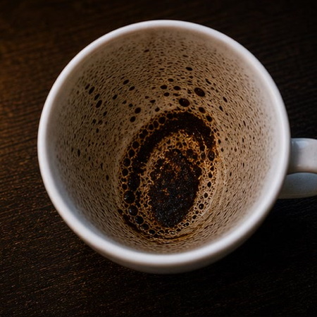OYSTER coffee grounds symbol photo variation 1