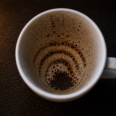 RAINBOW coffee grounds symbol photo variation 3