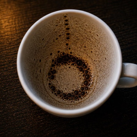 RING coffee grounds symbol photo variation 1