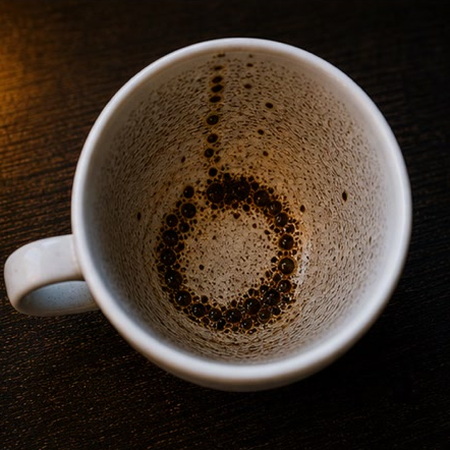 RING coffee grounds symbol photo variation 2