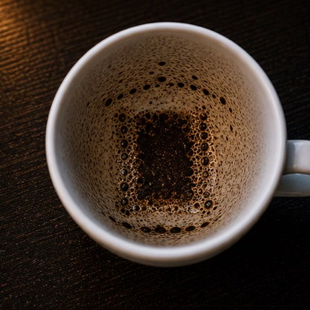 RUG coffee grounds symbol photo variation 1