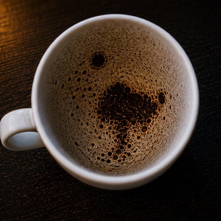 SHEEP coffee grounds symbol photo variation 2