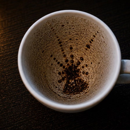 SPIDER coffee grounds symbol photo variation 1