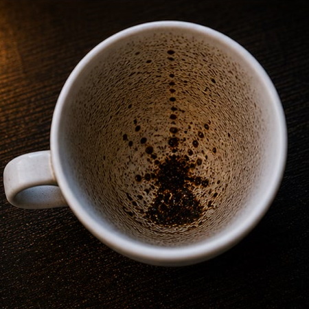SPIDER coffee grounds symbol photo variation 2