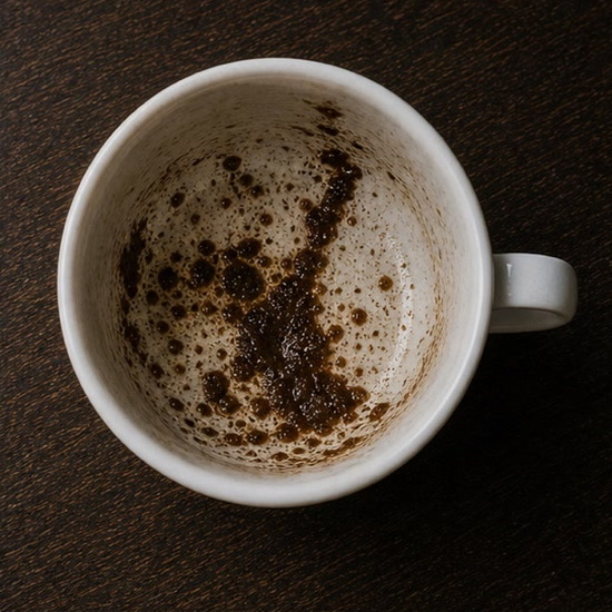 SPOON coffee grounds symbol photo variation 1