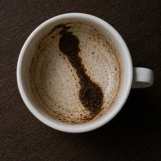 SPOON coffee cup symbol photo and tasseography meaning