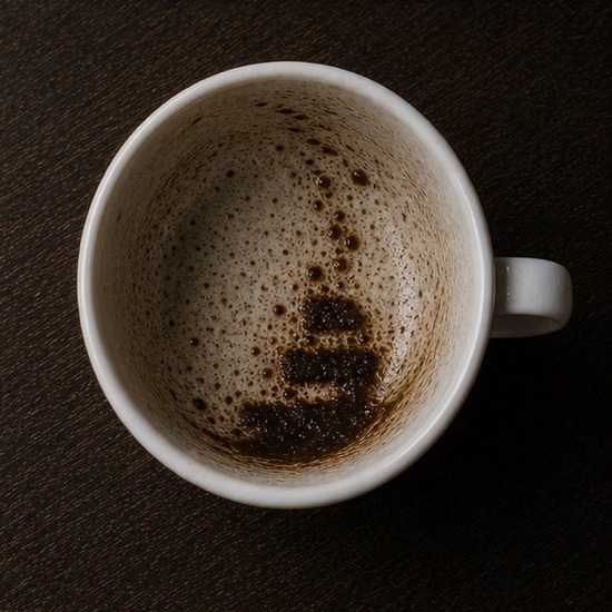 STAIR coffee grounds symbol photo variation 2