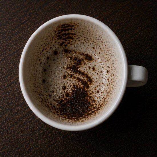TORNADO OR WHIRLWIND coffee grounds symbol photo variation 2