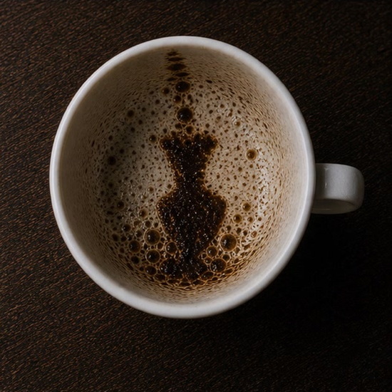 VASE coffee grounds symbol photo variation 2