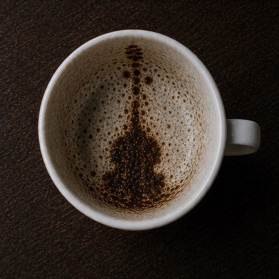 VIOLIN coffee grounds symbol photo variation 3